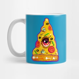 Trippy One Eyed Psychedelic Pizza Mug
